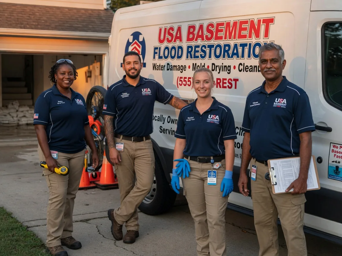 Basement Flood Cleanup company in Leakesville, MS