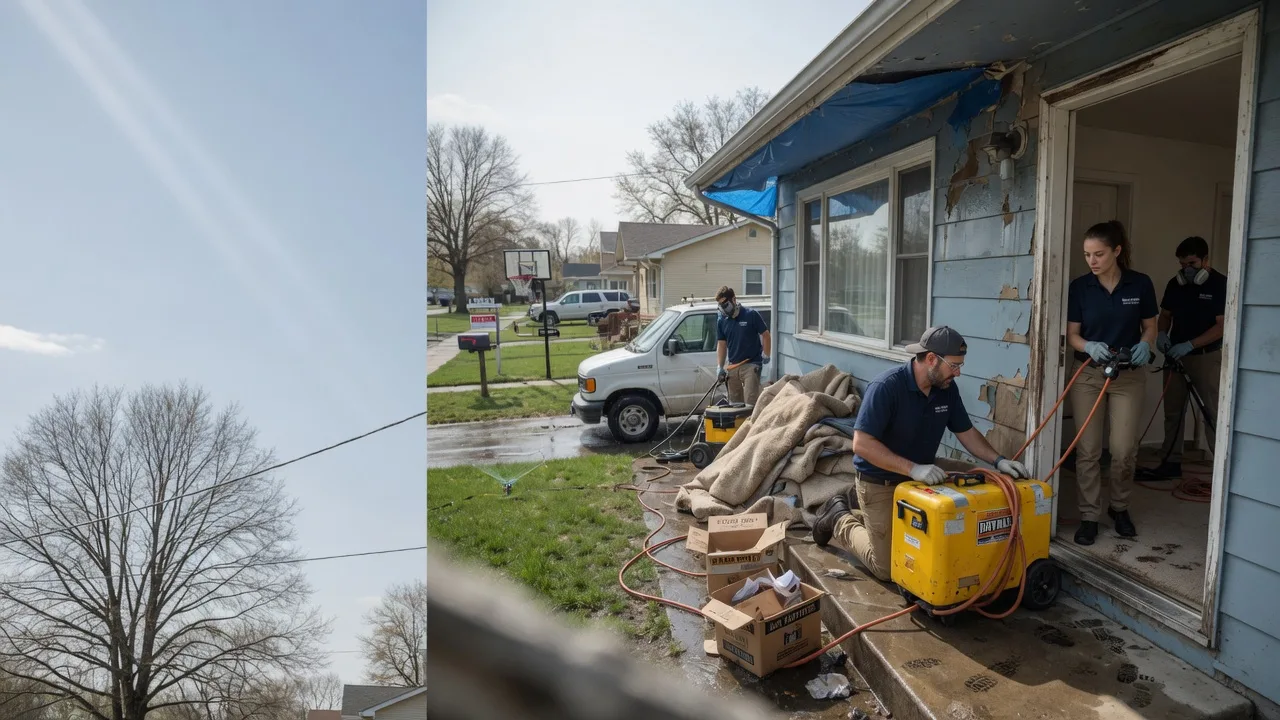 Basement Flood Cleanup in Leakesville, MS near me